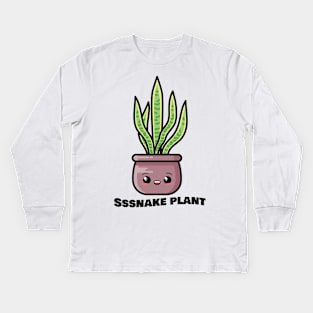 Sssnake Plant Kids Long Sleeve T-Shirt